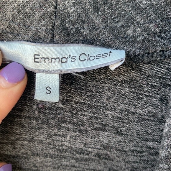 Emma’s Closet Sleeveless Sweater Vest Gray Size S - Picture 3 of 4